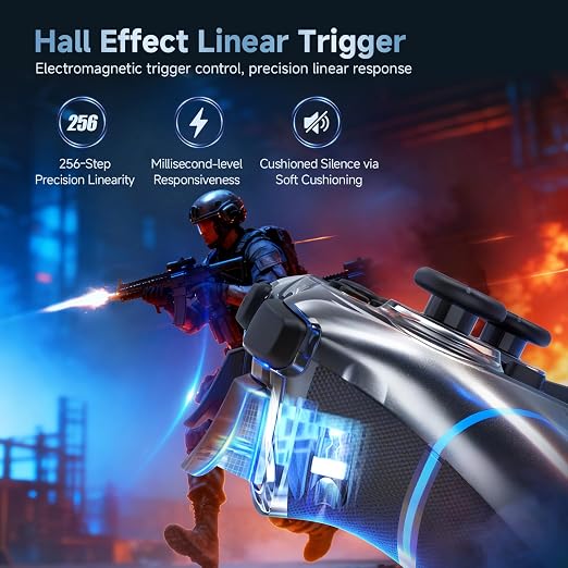AceGamer 2 Pack Stinto Pro Wireless Controller for Nintendo Switch 2/Switch/Lite/OLED/PC/Steam, Hall Effect Joysticks & Triggers, RGB Grip, Dual Vibration/Wake-Up/Turbo/Macros/4-Way D-Pad
