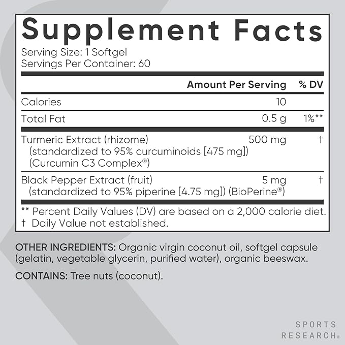 Sports Research Vitamin D3 K2 with Coconut Oil, Turmeric Curcumin C3 Complex Softgels with Bioperine Black Pepper Extract & Organic Coconut Oil and N-Acetyl L-Cysteine (NAC) 600mg Veggie Capsules