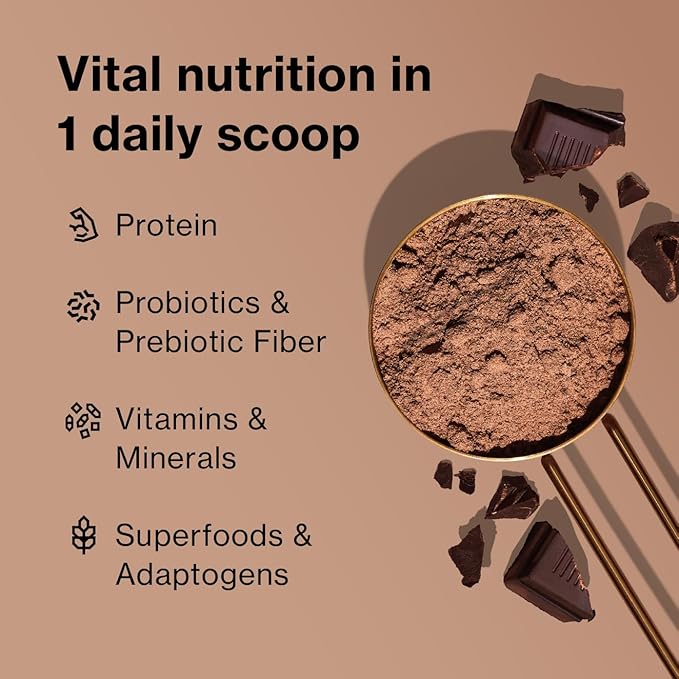 Shakeology 0g配合砂糖 ホエイプロテインパウダーブレンド、グルテンフリーシェイク、ビタミンとミネラル入り – 健康的な減量、引き締まった筋肉、腸の健康をサポート – チョコレート味、30食分