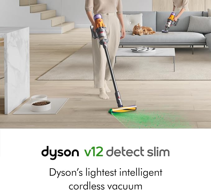 Dyson V12 Detect Slim Cordless Vacuum (Renewed Premium)
