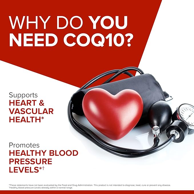 Qunol Ultra CoQ10 100mg, 3x Better Absorption, Patented Water and Fat Soluble Natural Supplement Form of Coenzyme Q10, Antioxidant for Heart Health, 120 Count Softgels