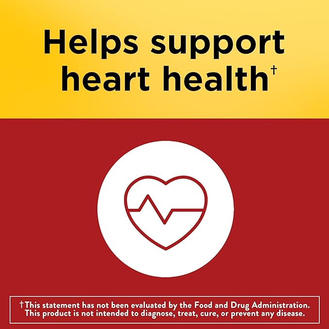 Nature Made CoQ10 100mg Softgels, Dietary Supplement for Heart Health Support, 120 Softgels, 120 Day Supply