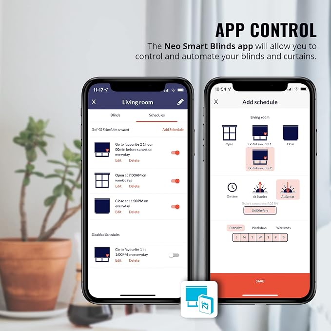 Go Smart Bridge Home Automation Hub for Motorized Blinds Compatible with Alexa, Google Home, IFTTT, Control4, Siri; Remote, App & Voice Control