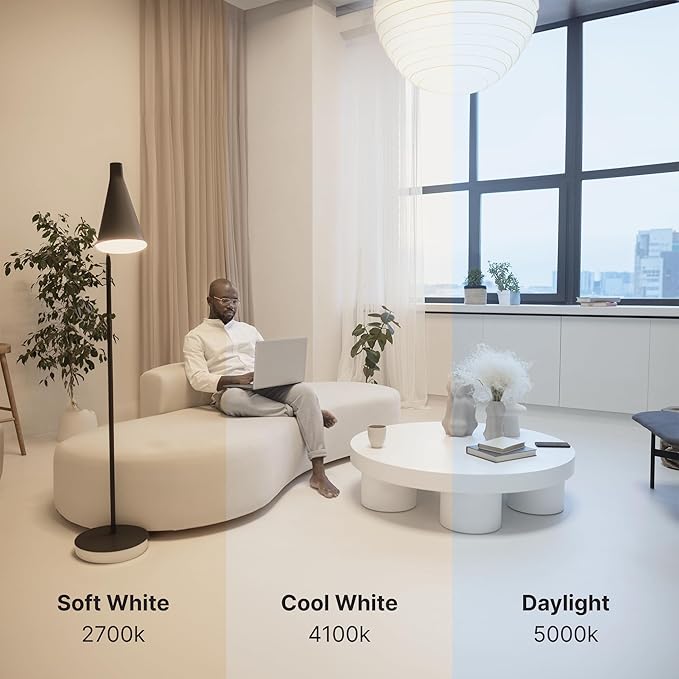 Xtricity Compact Fluorescent Light Bulb T2 Spiral, E26 Base, 9W (40 Watt Equivalent), 2700k Soft White, 540 Lumens, CFL, 120V - UL Listed, (6 Pack)