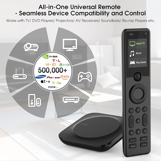 SofaBaton X1S Universal Remote, All in One Universal Remote Control with Hub & APP, One-Touch Activities, Compatible with 60+Devices, IR/Bluetooth/WiFi/Alexa/Google Assistant, Raise to Wake