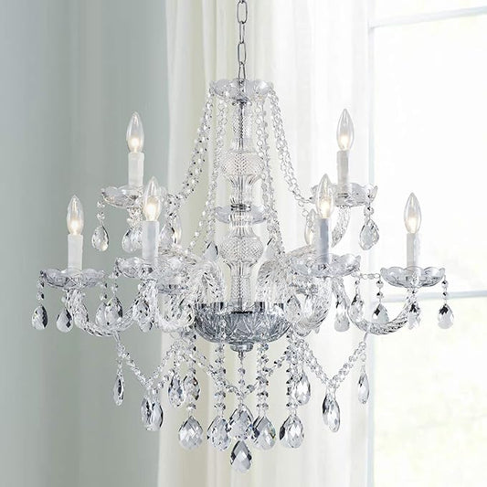 Saint Mossi 9 Light Modern Contemporary Elegant Crystal Glass Chandelier Pendant Ceiling Lighting Fixture