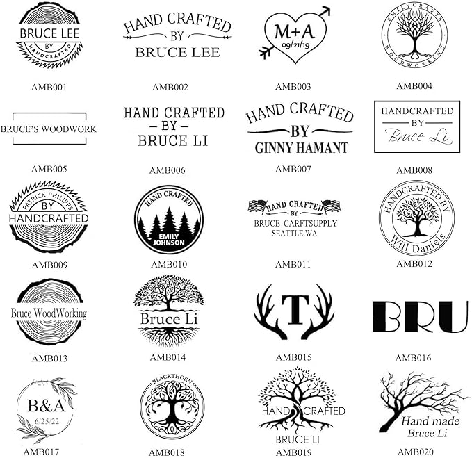 Custom Branding Iron, Personalized Burning Stamp Logo Design for Wood Leather Plastics Branding Iron Handcrafted Design