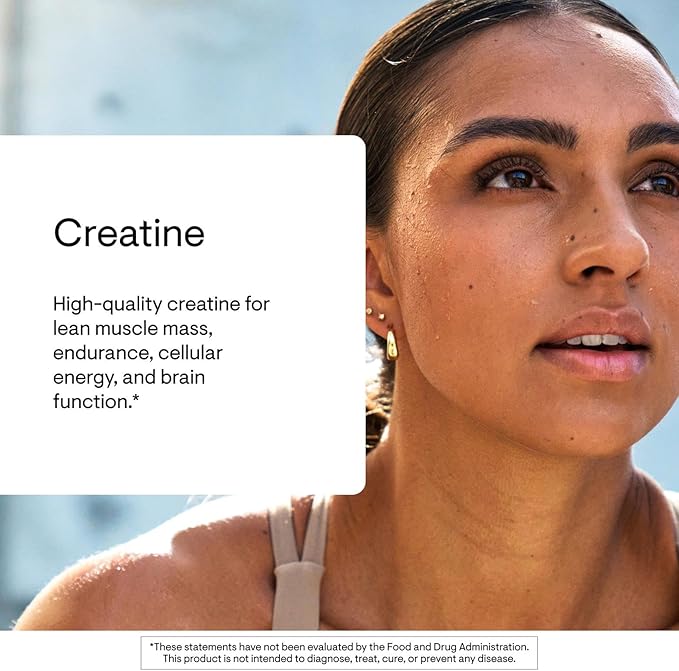 THORNE Creatine - Micronized Creatine Monohydrate Powder - Support for Muscles & Cognitive Function* - for Women & Men - Unflavored - NSF Certified for Sport - 5 g per Serving - 30 Servings