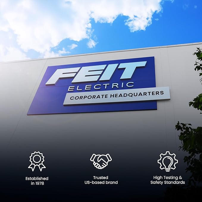 Feit Electric 5/6 Inch LED Recessed Downlight, Adjustable White 2700K–5000K, Adjustable Brightness 850/1025/1290 Lumens, Dimmable Retrofit Kit, 90+ CRI, E26 Adapter Included, LEDR56HO/6WYCA/6, 6 Pack