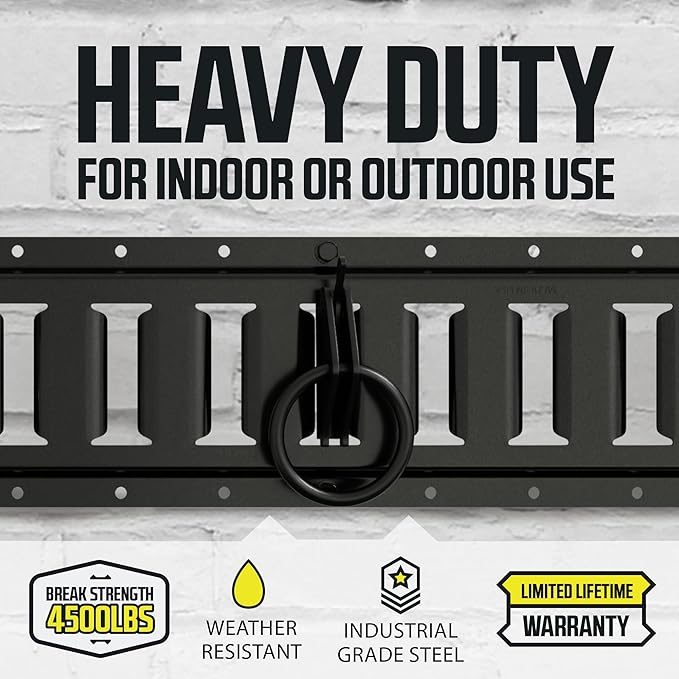 DC Cargo Mall Heavy-Duty Steel O-Ring (Pack of 20) 4500Lbs Break Strength - E Track Accessories Tie-Down Anchors for E-Track Tie-Down System