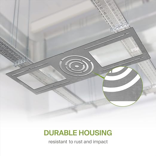 ASD 24 Pack New Construction Mounting Plate Round Hole - 3/4/6 Inch Flat Galvanized Steel Wafer Light Rough in Plate, Universal Light Fixture Mounting Bracket for LED Recessed Lighting