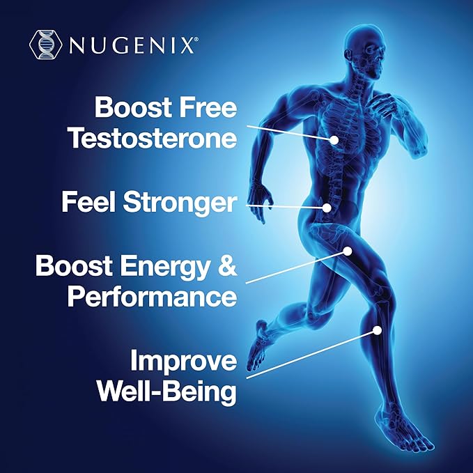 Nugenix T Booster - Free Testosterone Booster Supplement for Men, 90 Count