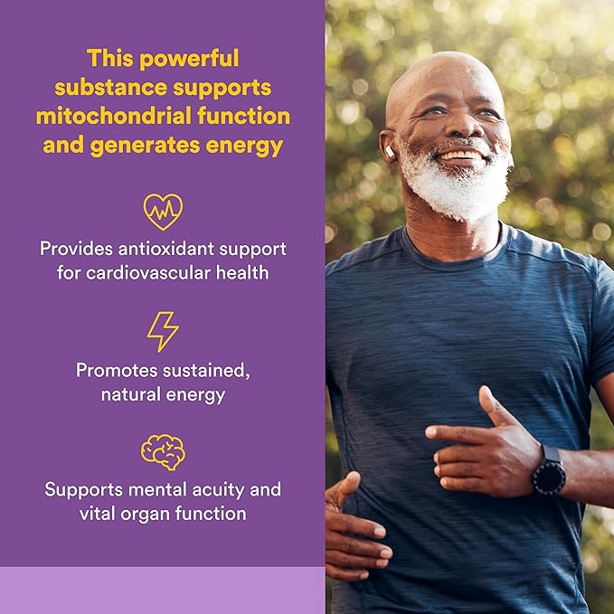 Natural Factors Coenzyme Q10 400mg Softgels, 60-Count