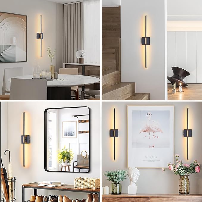 15800 mAh Battery Operated Wall Sconces with Remote Control Dimmable Wall Sconces Set of Two 3000K LED Black and Brass Wireless Wall Light Battery Powered Cordless Rechargeable Sconces Wall Decor