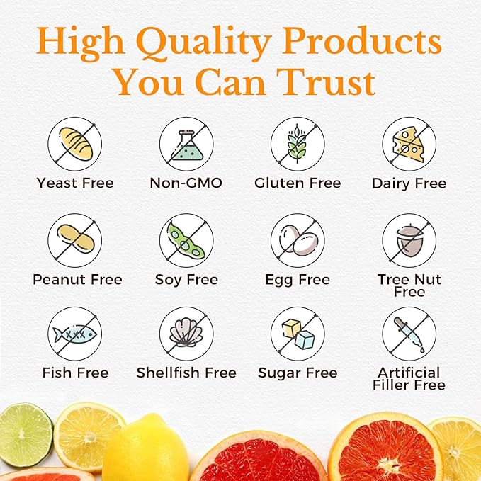 Vitalitown Vitamin D3 K2 Supplement and Vitamin C Complex 1000mg
