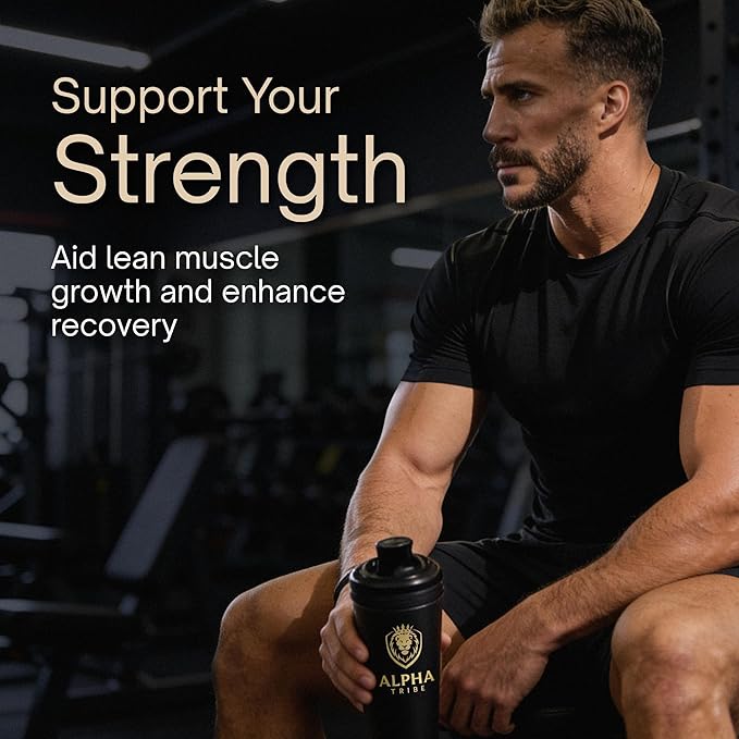 Alpha Tribe Test Protocol - Elite Natural Testosterone for Men | Testosterone Supplement for Men with Ashwagandha & Tongkat Ali (120 Count Pack of 1)