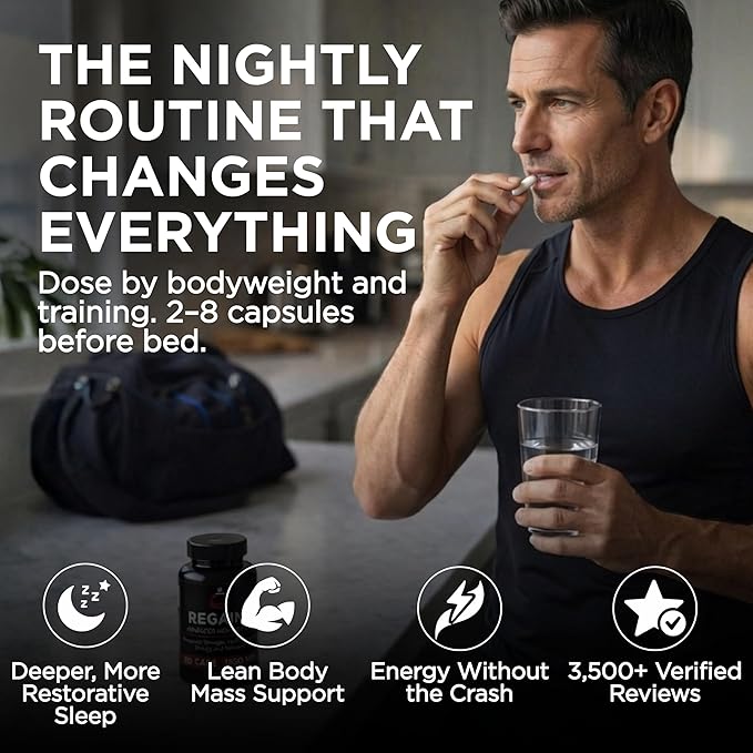 HGH Supplements for Men & Women - Regains Natural Anabolic Muscle Growth Building & Human Growth Hormone for Men, Muscle Builder for Men, Muscle Recovery Post Workout Supplement, 240 Protein Pills