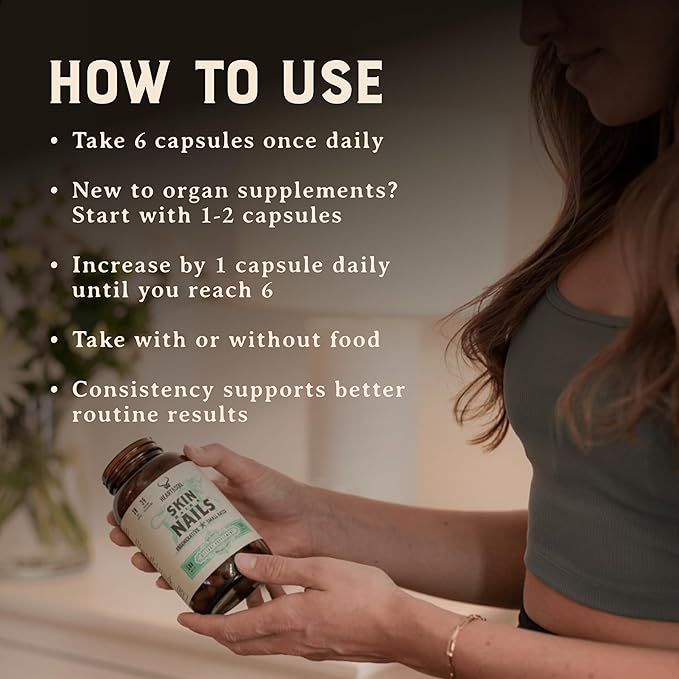 Complément de Colostrum 100% Nourri à l'Herbe HEART & SOIL Issu de Bétail d'Élevage Régénératif pour la Santé Intestinale, Musculaire et Immunitaire – Gélules de Colostrum Bovin 3000mg – Santé Intestinale pour Hommes et Femmes – 180 Gélules