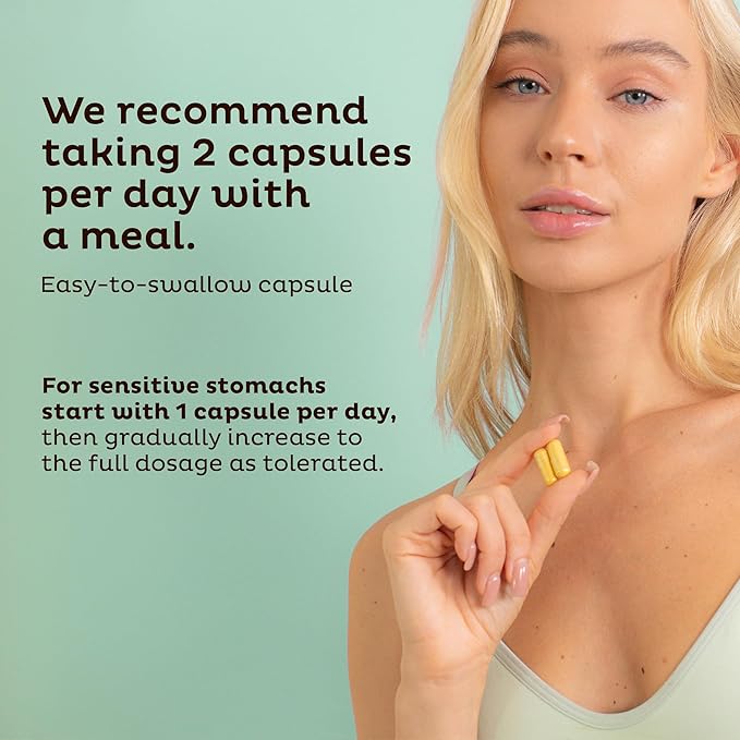 Emma Gut Health Doctors Endorsed Supplement - 60 Capsules - Relief from Gas and Bloating, Repairs Leaky Gut with Magnesium, Berberine, Vitamin D, Quercetin & More - Gut Health & Colon Cleanse Formula