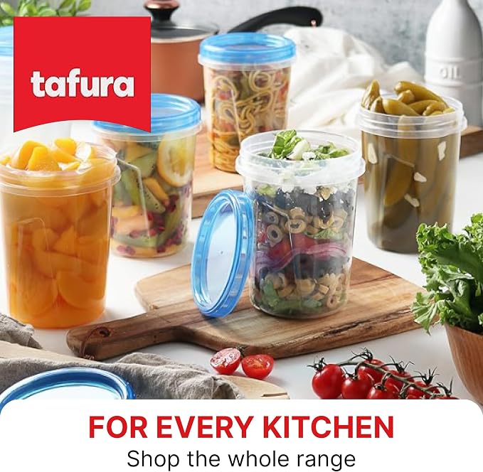 Tafura Bread Storage Container with Tray, Plastic Bread Box, Bread Container with Airtight Lid, Loaf Bread Keeper, Bread Holder for Homemade Bread, BPA Free
