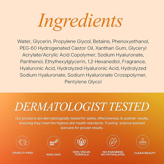 Vitamin C & Ceramides 2-in-1 Serum - & Priming, Anti-Aging, Skin Repair, Hydrates & Firms - Dermatologist Tested, Cruelty-Free Korean Skin Care for All Skin Types - 2 fl. oz