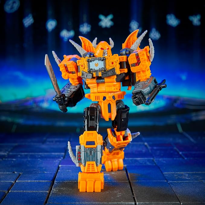 Transformers Age of the Primes Herald of Unicron, Leader Class 7.5-Inch Converting Action Figure, Robot Toys for Ages 8+