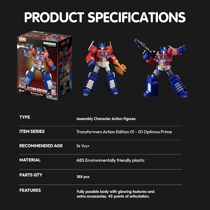 BLOKEES Transformers Action Edition - G1 Optimus Prime