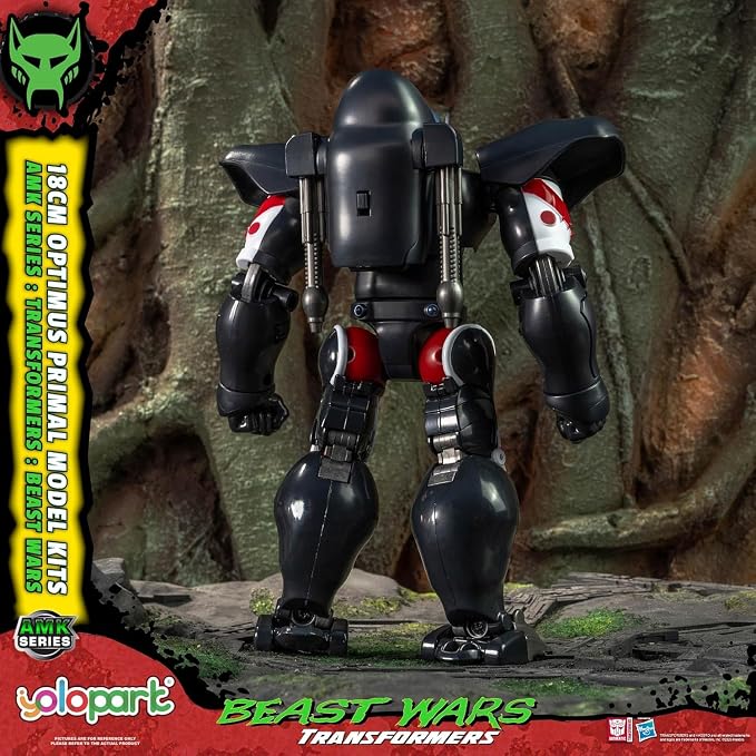 YOLOPARK Transformers Beast Wars Optimus Primal Action Figure,AMK Series 7.08 Inch Highly Articulated Transformer Toys with Exclusive Scimitars, Great Gifts for Transformers Collectors,No Converting
