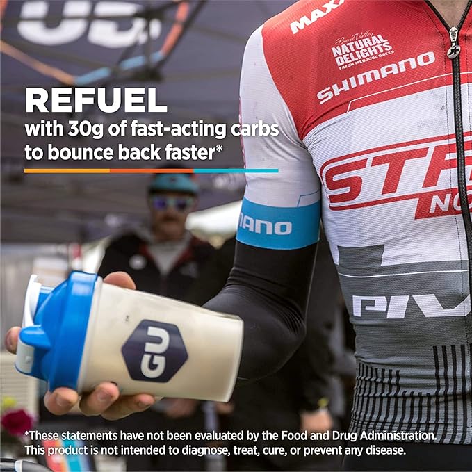 GU Energy Roctane Ultra Endurance Protein Recovery Drink Mix, Gluten-Free and Kosher Dairy, Recovery Support After Any Workout, 10 Packets, Vanilla Bean