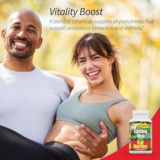 Applied Nutrition Green Tea Fat Burner - 90 Liquid Soft-Gels, Pack of 2 - Increases Calorie Burning & Supplies Powerful Antioxidants - 90 Total Servings