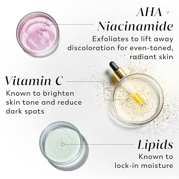 Olay 女性用ボディローション、AHAセラム配合で肌のトーンを均一に整え、肌の変色を目立たなくする、24時間潤いと水分を補給、速攻吸収フォーミュラ、ビタミンB3複合体、全ての肌タイプに、500ml