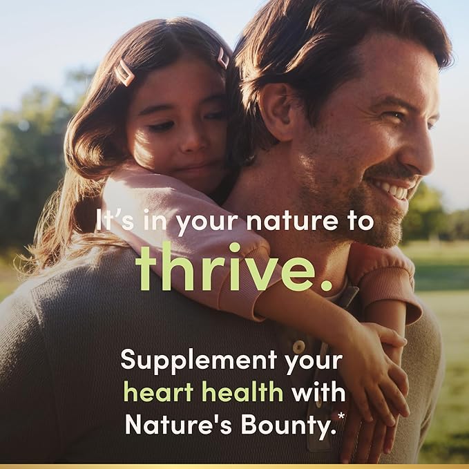 Nature's Bounty CoQ10 Gummies,Supports Heart Health,CoQ10 200mg,Peach Mango Flavor,60 Count (Pack of 2)