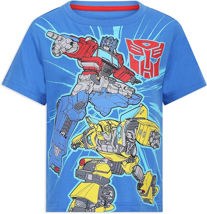 Transformers One Hasbro Boys 4 Pack Short Sleeve T-Shirt for Toddler and Big Kids