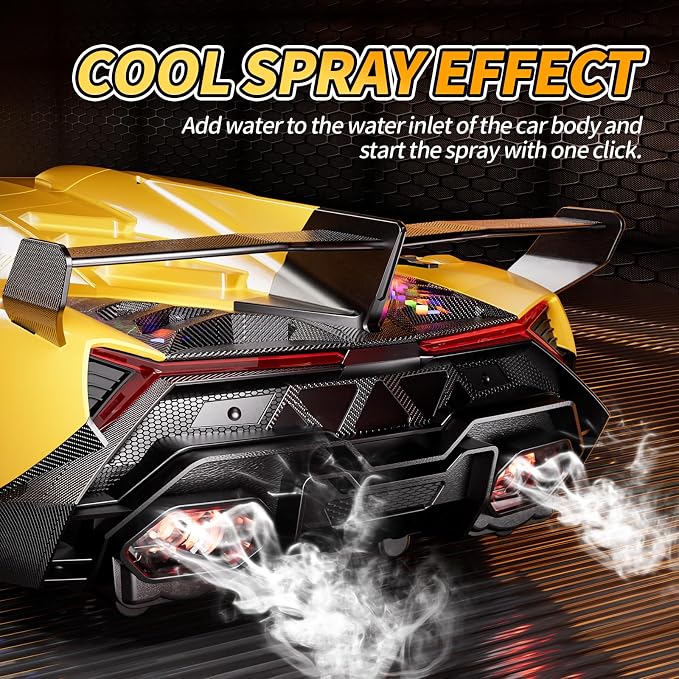 1:10 Big Size Transform RC Car, Gesture Sensing Transformation 2.4GHz Remote Control Car, One Button Deformation to Robot with LED Lights, Transforming Toy Cars Gift for Kids Age 8-12 Years Old Boys