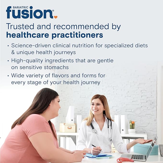Bariatric Fusion Bariatric Multivitamin with Iron Complete Chewable | Mixed Berry | Post Bariatric Vitamins for Gastric Bypass and Sleeve Gastrectomy | One Month Supply
