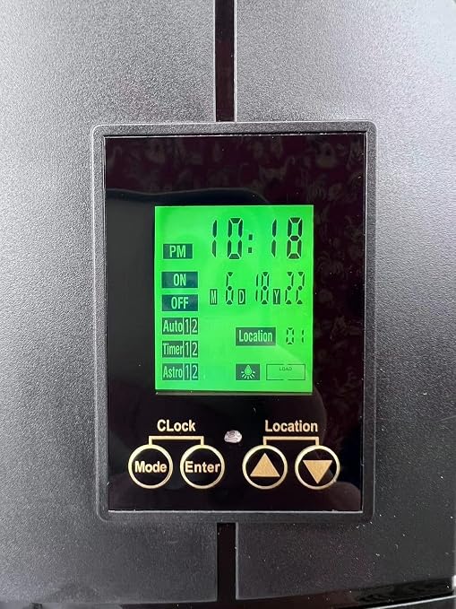 Wohenhao 120W Toroidal Core Low Voltage Landscape Lighting Transformer with Built in Dusk-to-Dawn Timer and Astronomical Timer (120)