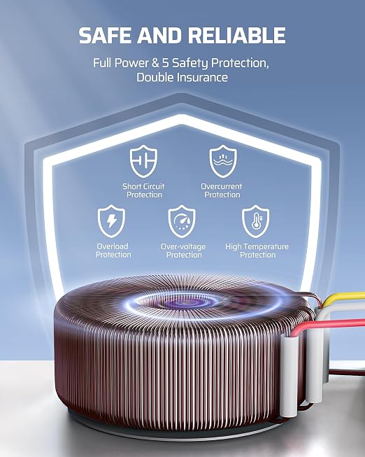 DEWENWILS 200W Low Voltage Landscape Transformer, 120V to 12V/14V, Outdoor Landscape Transformer with Photocell Sensor & Timer, Weatherproof, Multi Zone for Spotlight, Patio Light, ETL Listed