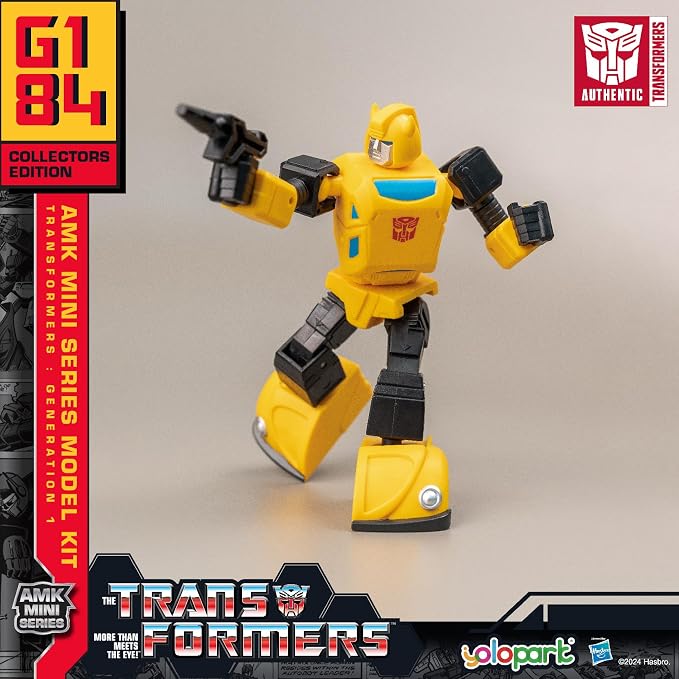 YOLOPARK Transformers Toys 6-Pack G1 Action Figures,Highly Articulated Optimus Prime,Bumblebee,Megatron,Soundwave,Grimlock,Starscream Transformer Toys for Kids Age 8 and Up,No Converting