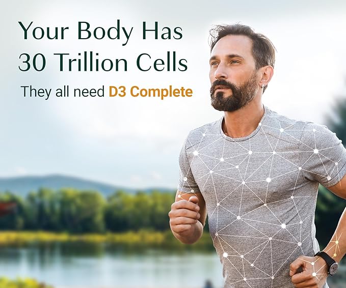 ALGAECAL 4-en-1 Vitamine D3 K2 Complete - Supplément vitaminique ADK, Soutien immunitaire renforcé et Santé osseuse avec D3 K2, A et E - Bien-être général et Force osseuse, 60 gélules faciles à avaler, Fabriqué aux États-Unis