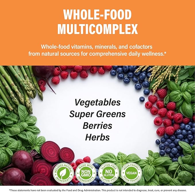 Vitamine B Complexe - B1 | B2 | B3 | B5 | B6 | Biotine | B12 | 5-MTHF - Astragale & Mélange d'aliments entiers - Énergie, Métabolisme & Cerveau - Vitamines B pour femmes et hommes - Fabriqué aux États-Unis - 60 gélules, approvisionnement de 60 jours