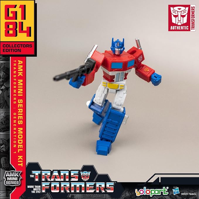 YOLOPARK Transformers Toys 6-Pack G1 Action Figures,Highly Articulated Optimus Prime,Bumblebee,Megatron,Soundwave,Grimlock,Starscream Transformer Toys for Kids Age 8 and Up,No Converting