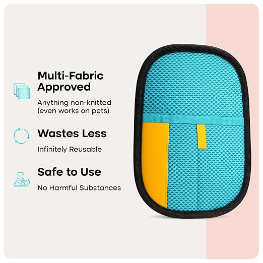 Uproot Cleaner Pro Pet Hair Remover & Electrostatic Pet Hair Removal Glove for Cats & Dogs: Special Multi Fabric Edge Tool for Non-Knit Surfaces, Furniture, Clothes & Car Upholstery – Gets Every Hair!