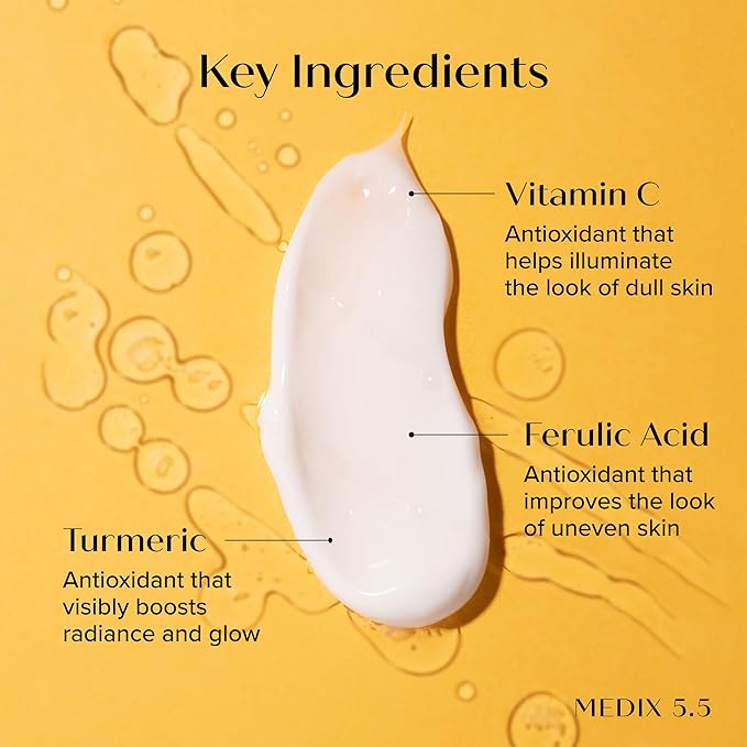 MEDIX Vitamin C Cream + Niacinamide Brightening Body Lotion | Anti Aging Moisturizer Vitamin C Lotion For Women & Men To Soften The Look Of Dark Spots, Wrinkles, & Uneven Looking Skin Tone, 2-Pack