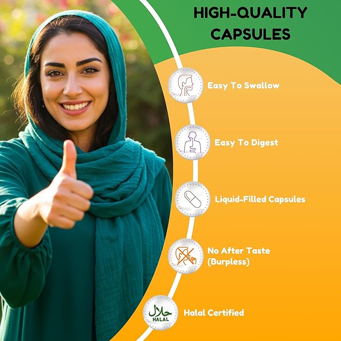 SHIFAA NUTRITION Halal Multivitamins for Women, Men & Adults, 30 Servings | Iron, Vitamin A, B6, B12, Biotin, Niacin, C, D3, E, Zinc, Calcium, Folic Acid, CoQ10 | Halal Vitamins
