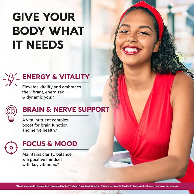 Vaporisateur liquide de vitamine B-Complexe certifié biologique par l'USDA 8-en-1 - B5 Acide pantothénique | B12 Méthylcobalamine | B1 Thiamine | B6 Pyridoxine | B7 Biotine | B9 Acide folique | B3 Niacinamide - Complément fabriqué aux États-Unis, 60 ml
