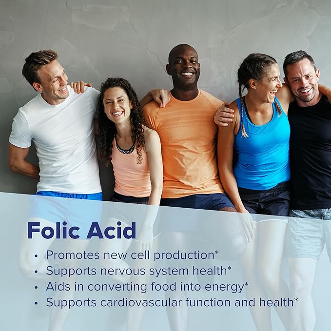 Superior Source Folic Acid 1200 mcg - Supports Heart, Immune & Nervous System - 100 Sublingual Tablets