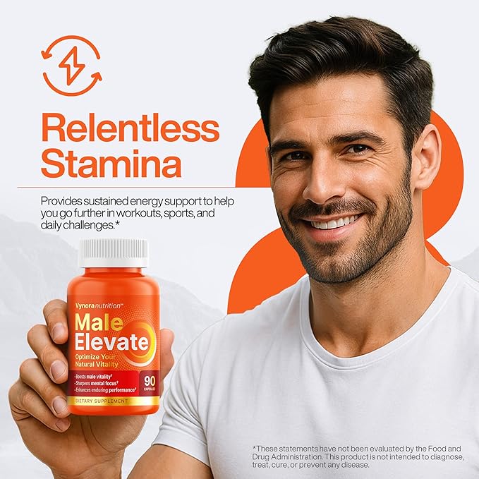 Testosterone Booster Supplement - Male Enhancing Performance Pills for Men - Fast Acting Blood Flow, Size Enlargement, Enhanced Drive, Vigor, Strength, Endurance, Muscle Growth - 90 Capsules