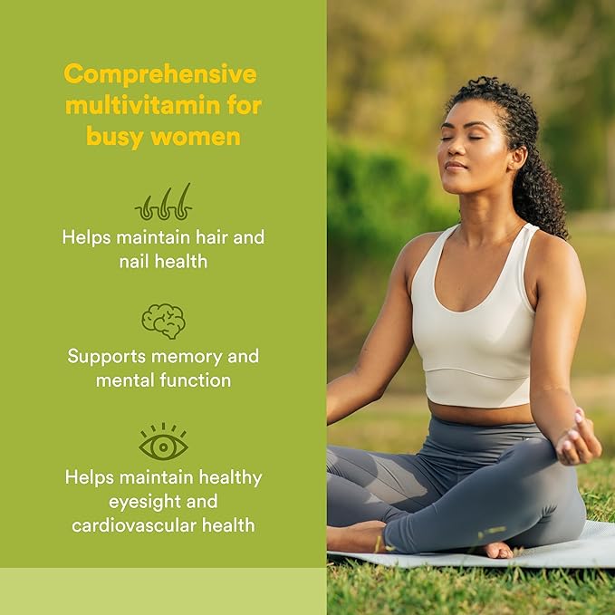 Natural Factors Whole Earth & Sea Multivitamine et minéraux pour femmes, supplément alimentaire complet, végétalien, 120 comprimés