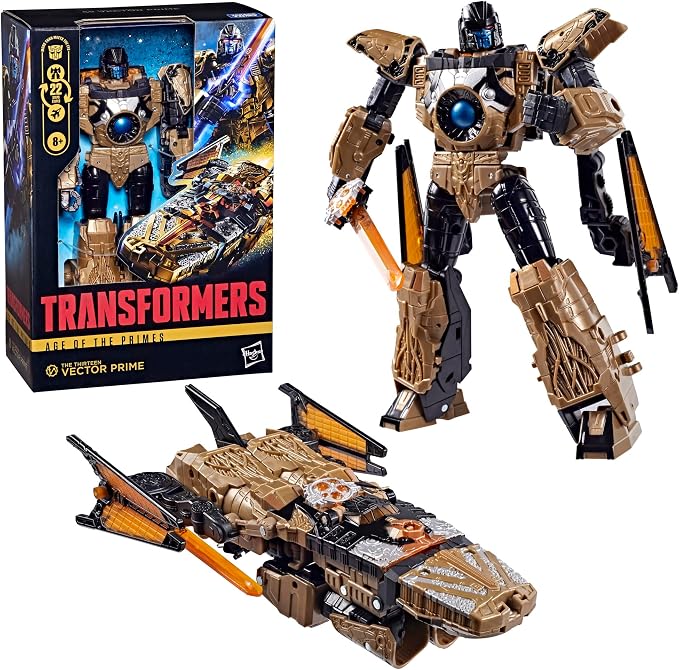 Transformers Age of the Primes The Thirteen Vector Prime, Voyager Class 7-Inch Converting Action Figure, Robot Toys for Ages 8+