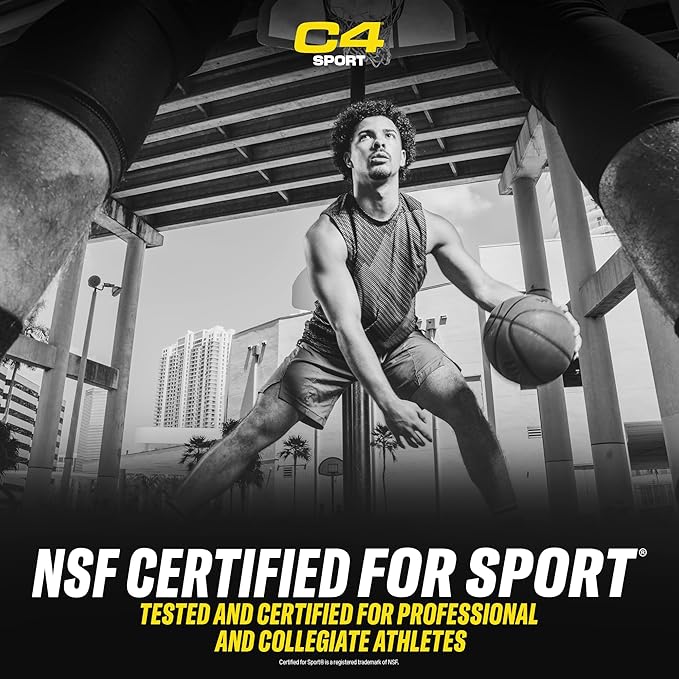 Cellucor C4 Sport Pre Workout Powder Watermelon - NSF Certified for Sport + Preworkout Energy Supplement for Men & Women - 135mg Caffeine + Creatine Monohydrate - 30 Servings